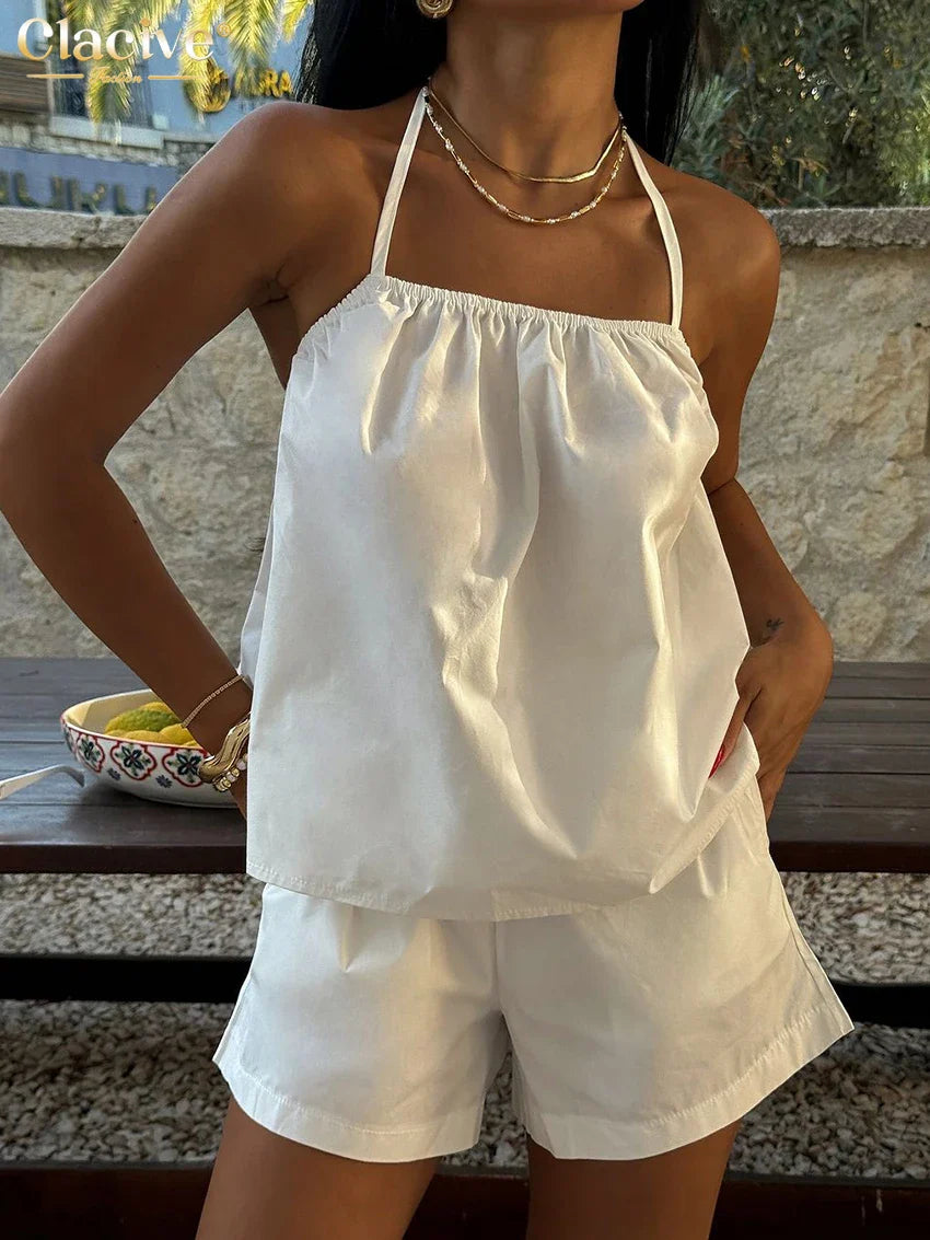 Dames | Zomer Set | Mouwloos Topje | Shorts | Stijlvol | Chic | Comfortabel