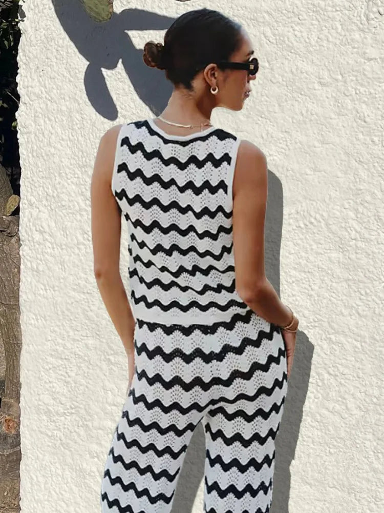 Women's | 2-Piece Set | Vest | Long Skirt | Stylish | Chic | Striking