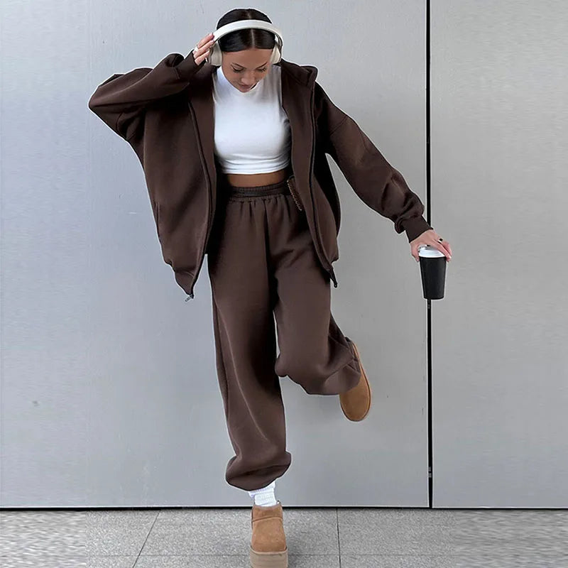 Women's | Casual Set | Hoodie | Joggers | Comfortable | Loungewear | Minimalist