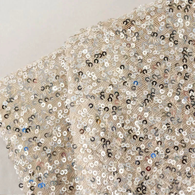 Women's Mini Dress | Sequins | Shoulder Pads | Party Outfit