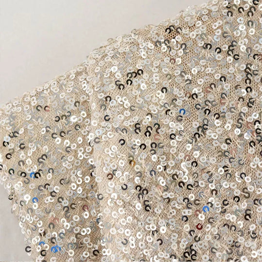 Women's Mini Dress | Sequins | Shoulder Pads | Party Outfit