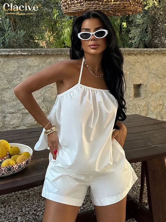 Dames | Zomer Set | Mouwloos Topje | Shorts | Stijlvol | Chic | Comfortabel