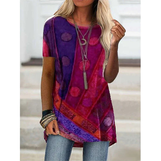 Tunika met kleurrijk patroon