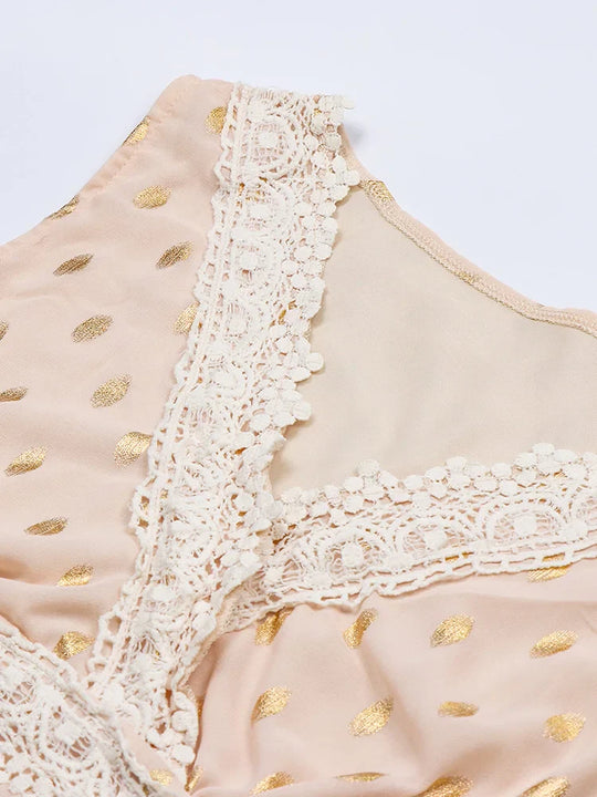 Summer Maxi Dress with Lace Details