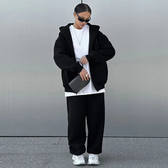 Women's | Casual Set | Hoodie | Joggers | Comfortable | Loungewear | Minimalist