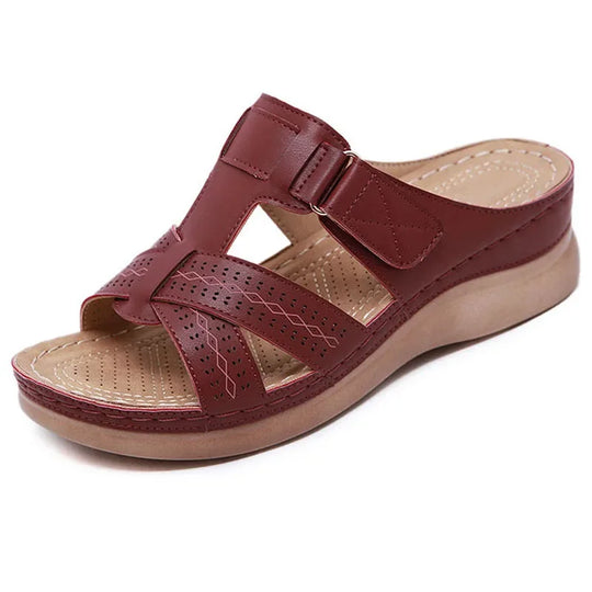 Orthopedic Leather Sandals – Breathable and Comfortable