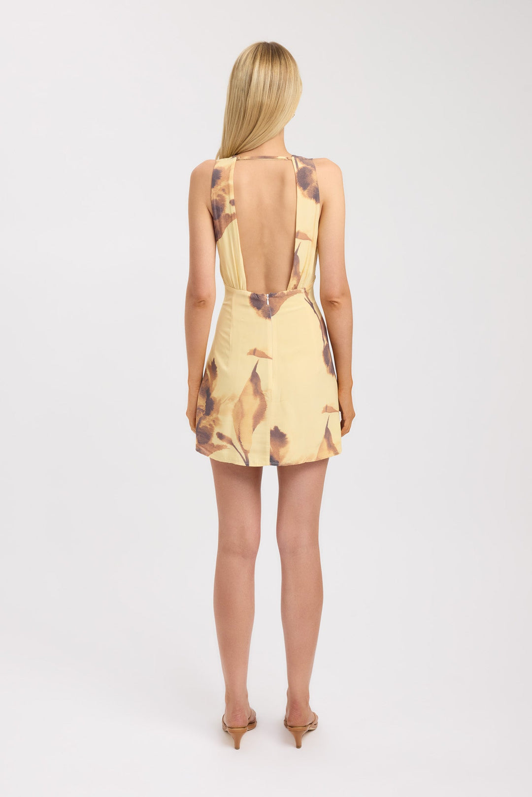 Women's | Mini Dress | V-Neck | Halter Neck | Floral Print | Stylish | Elegant