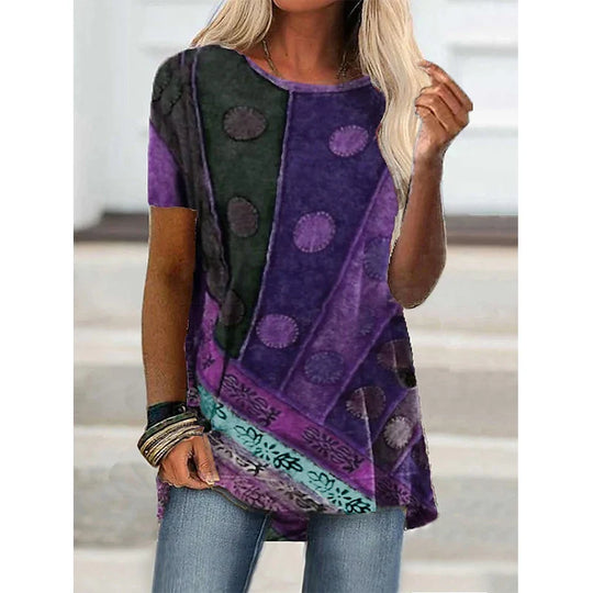 Tunika met kleurrijk patroon