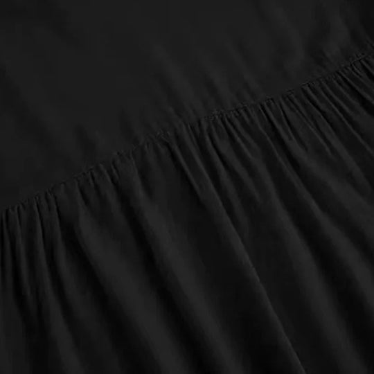 Airy Summer Mini Dress with V-Neck