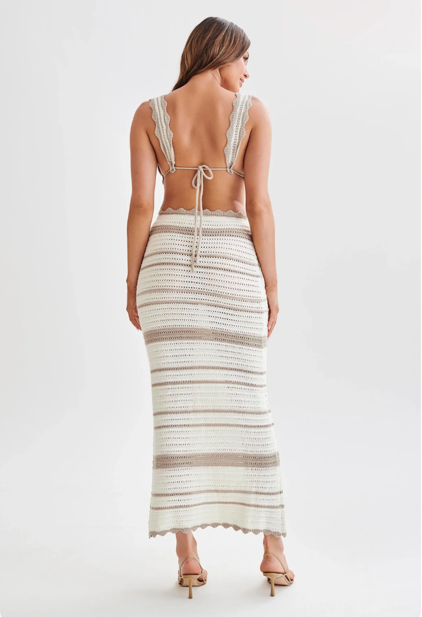 Candice | Classy Set | Crochet | Striped | Fashionable | Comfortable