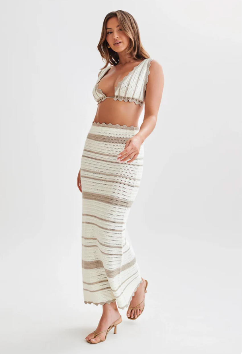 Candice | Classy Set | Crochet | Striped | Fashionable | Comfortable