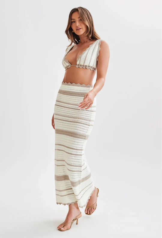 Candice | Classy Set | Crochet | Striped | Fashionable | Comfortable