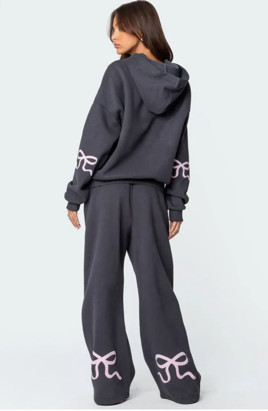 Bow Luxury Tracksuit | Comfort With A Feminine Touch