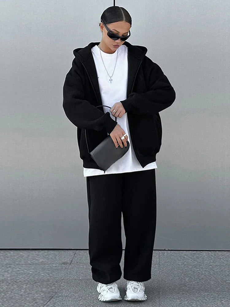 Women's | Casual Set | Hoodie | Joggers | Comfortable | Loungewear | Minimalist