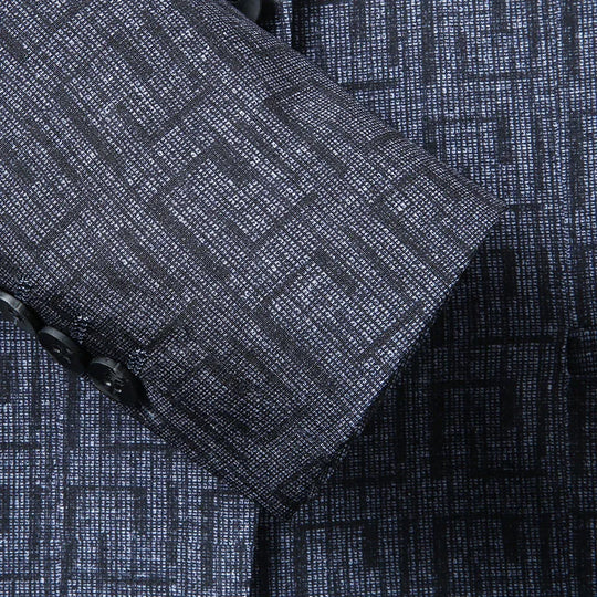 Stefano | Moderne Blazer met geometrisch patroon