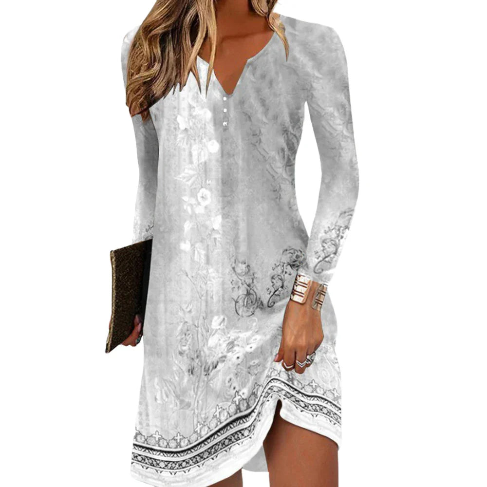 Zomerjurk met bloemenpatroon