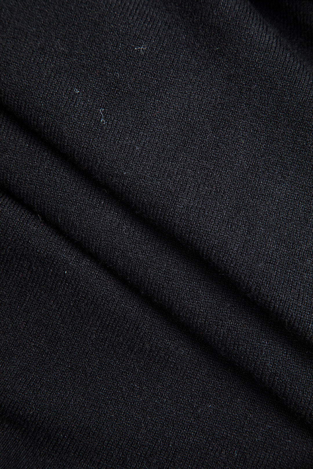 Gebreide Jurk met Contrast Whipstitching