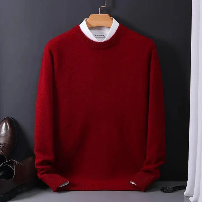 Men's Loose-Fitting Crew Neck Sweater | Perfect for Everyday Wear and Casual Occasions