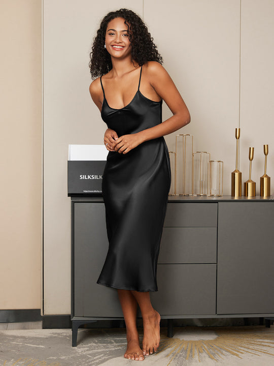 Anouk - Tijdloze Comfort Fit Dames Lange Nachthemd Jurk