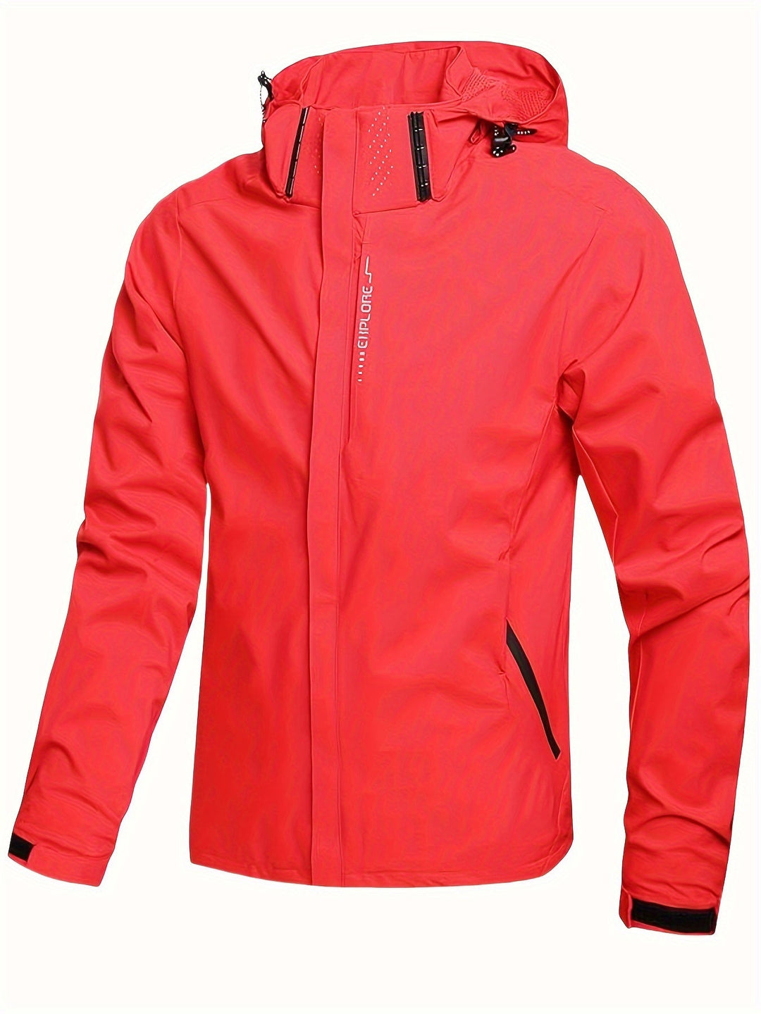 Lightweight Zip-Up Jacket with Stand-Up Collar for Men | Ideal for Spring and Fall