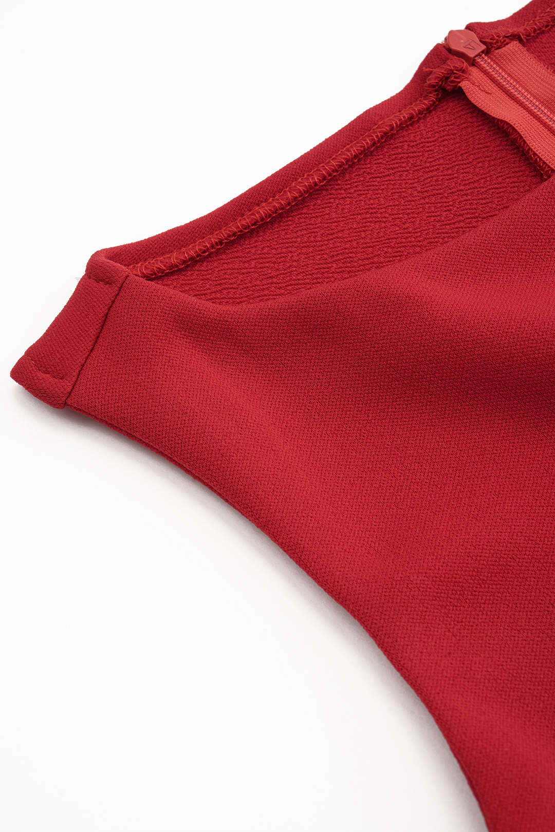 Cutout Zipper Sleeveless Midi Dress 