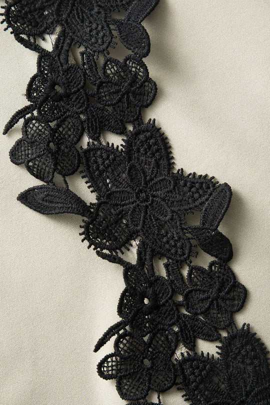 Asymmetrische Kant Paneel Midi Jurk