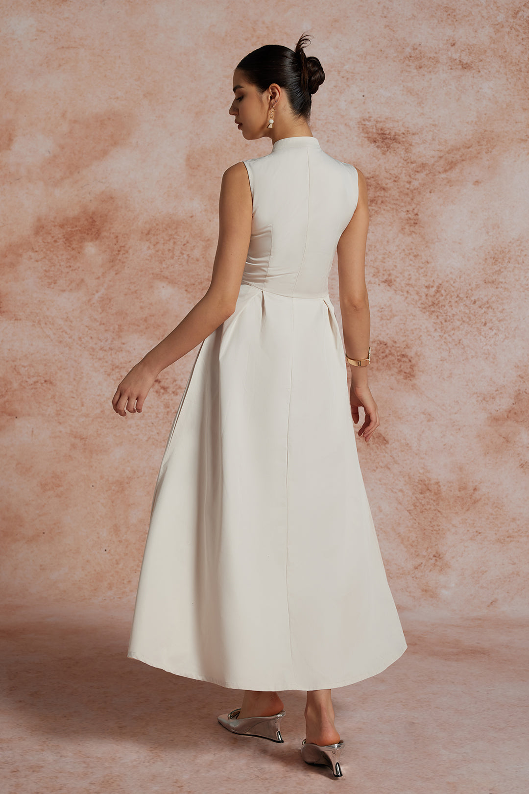 Effen Slipper Maxi Jurk