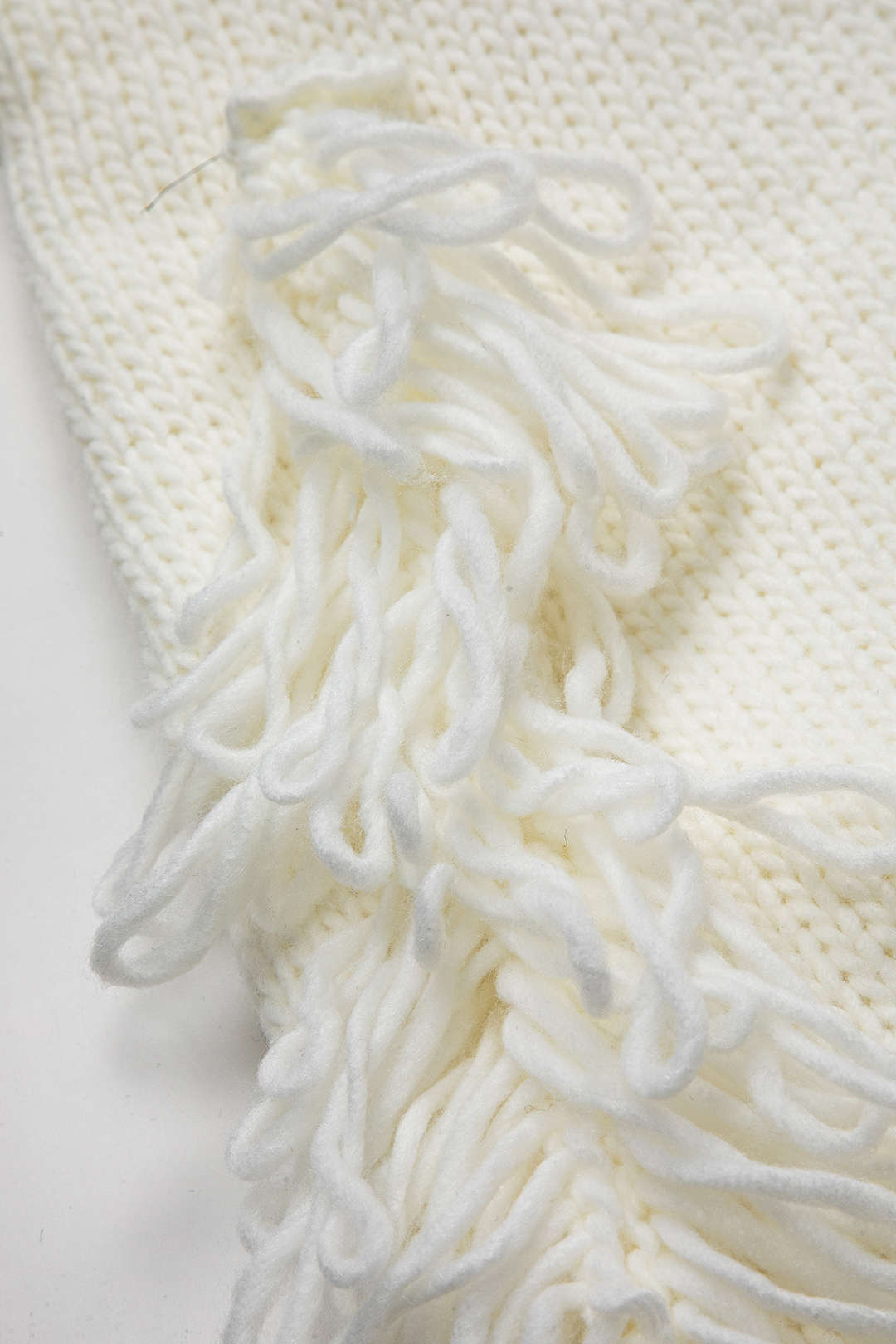 Gebreide Franje Geknoopte Halter Nek Rugloze Jurk