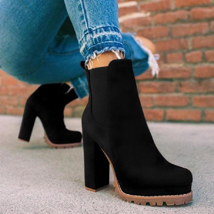 Margaret | Ankle boots with round toe 