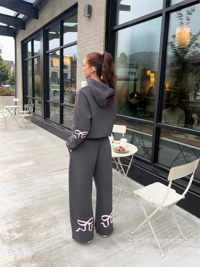 Bow Luxury Tracksuit | Comfort With A Feminine Touch