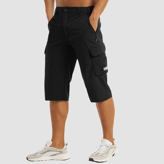 Men's Elastic Waist Cargo Shorts | Ideal for Summer