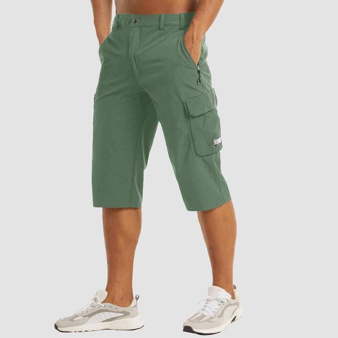 Men's Elastic Waist Cargo Shorts | Ideal for Summer