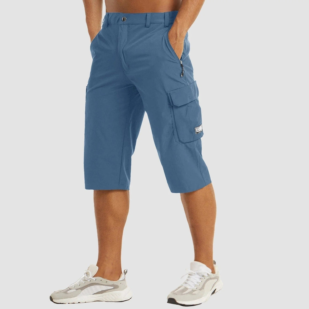 Men's Elastic Waist Cargo Shorts | Ideal for Summer