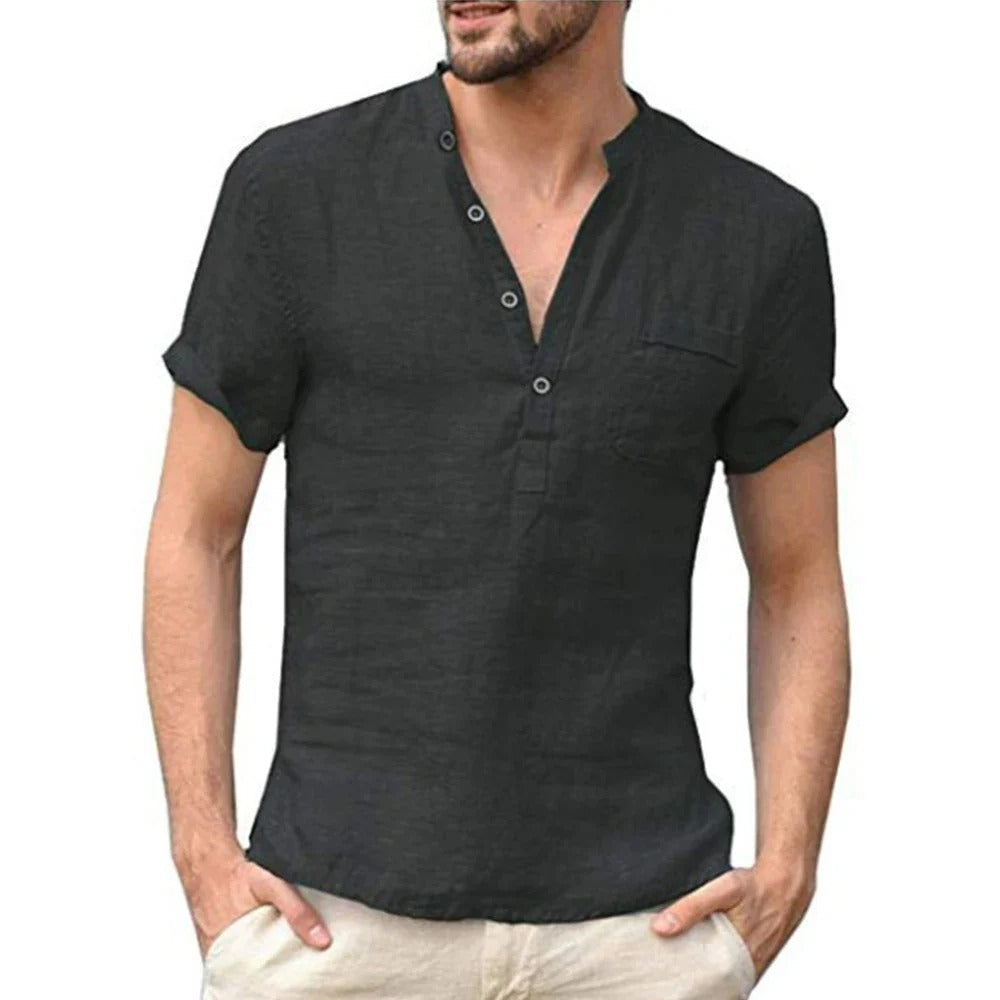 Loose-Fit Uni T-Shirt for Men in Plus Size | Ideal for Summer